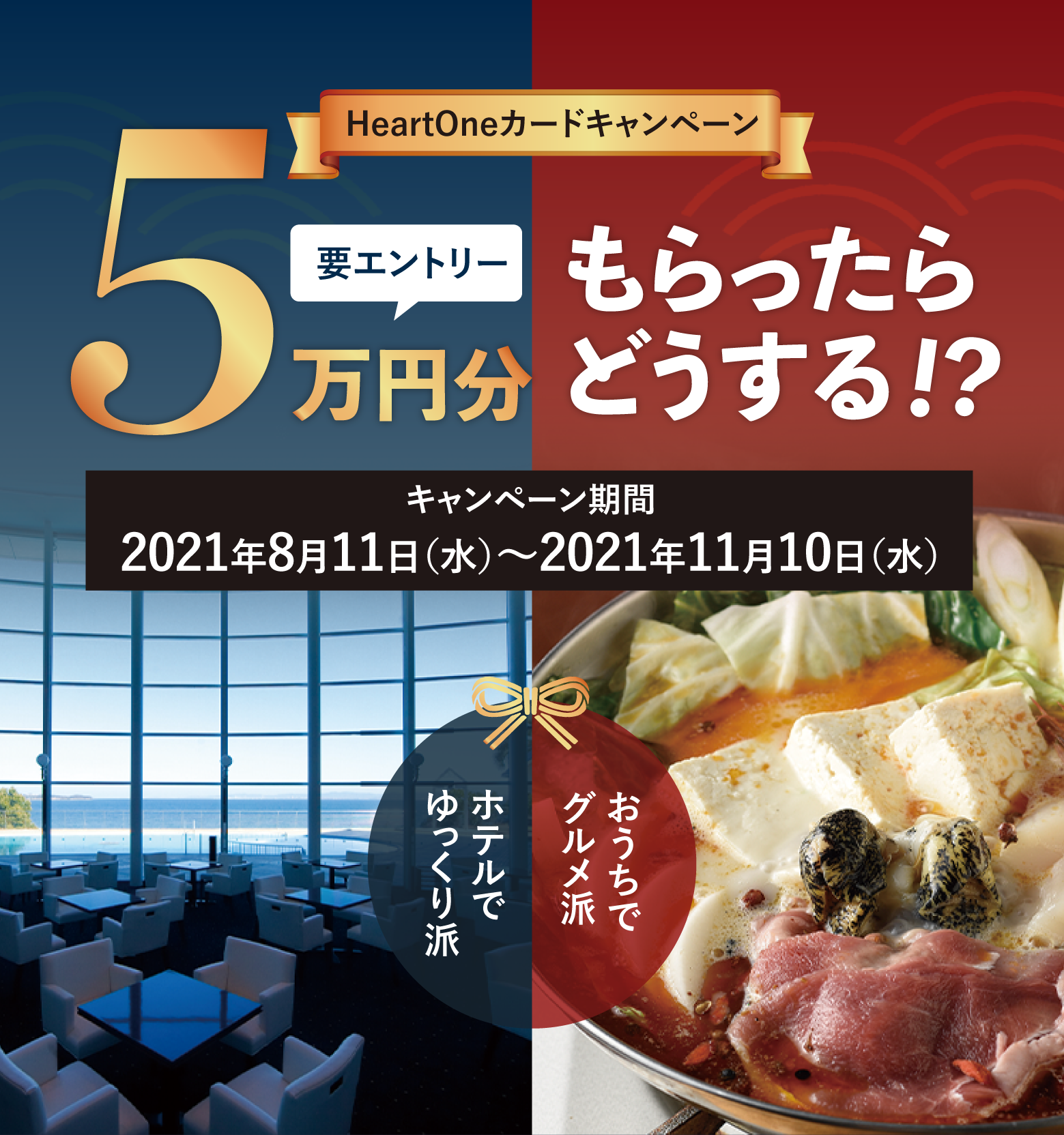 HeartOneカードキャンペーン 5万円分もらったらどうする!?