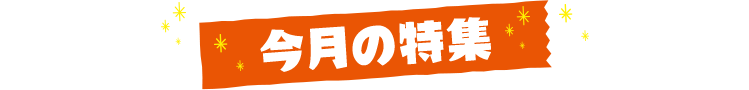 今月の特集