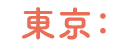 東京：