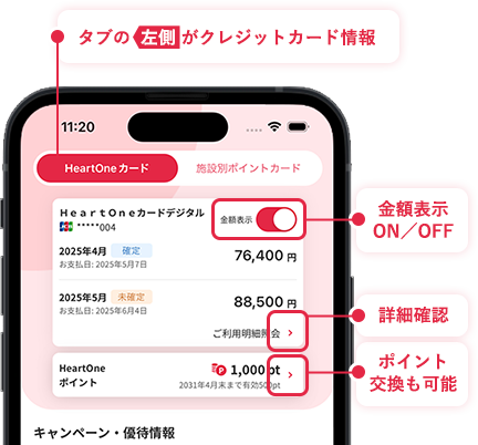 クレジットカード情報